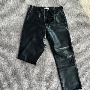 Agolde 90s Pinch Waist Recycled Leather Pants